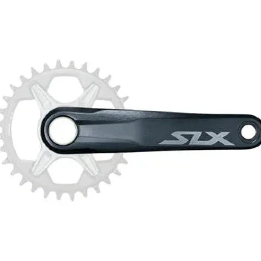Shimano SLX FC-M7100-1 Crankset - 175mm 12-Speed 1x Direct Mount Hollowtech II Spindle Interface BLK
