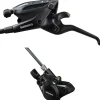 Shimano ST-EF505 EZ Fire Plus Shift/Brake Lever BR-MT200 Disc Brake Caliper - Left/Front 3x Shift 2-Piston BLK