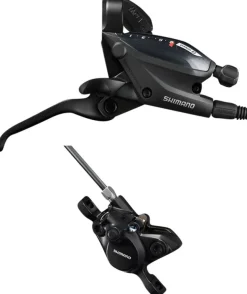Shimano ST-EF505 EZ Fire Plus Shift/Brake Lever BR-MT200 Disc Brake Caliper - Right/Rear 8-Speed 2-Piston BLK
