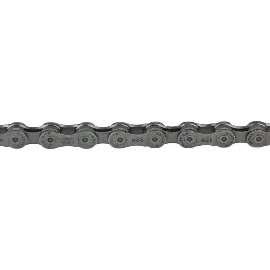 Shimano STEPS CN-E6070-9 Ebike Chain - 9-Speed Gray Gray
