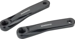 Shimano STEPS FC-E5010 Ebike Crank Arm Set - 165mm Square Taper JIS Spindle Interface BLK