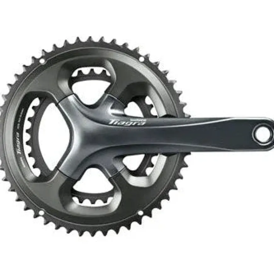 Shimano Tiagra FC-4700 Crankset - 170mm 10-Speed 52/36t 110 Asymmetric BCD Hollowtech II Spindle Interface Gray