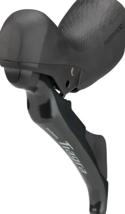 Shimano Tiagra ST-4720/BR-4770 Mechanical Shift/Hydraulic Brake Lever Caliper - Front Flat Mount Finned Resin Pads BLK