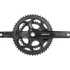 Shimano Tourney FC-A070 Crankset - 170mm 7/8-Speed 50/34t Riveted Square Taper JIS Spindle Interface BLK