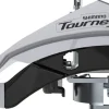 Shimano Tourney FD-TY601-L3 Front Derailleur - 6/7/8-Speed Triple Top Swing Dual Pull 31.8/34.9mm 63-66° Chainstay Angle 20t Cap.