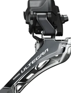 Shimano Ultegra FD-R8150 Di2 Front Derailleur - 2x12-Speed Braze-on Down Swing For 50-54t Max BLK/Silver