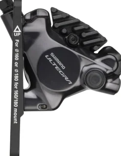 Shimano Ultegra ST-R8170E Di2 Shift/Brake Lever BR-R8170 Hydraulic Disc Brake Caliper - Left/Front 2x Flat Mount BLK