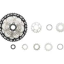 Shimano XT CS-M8100 Cassette - 12-Speed 10-51t Silver/Black Micro Spline