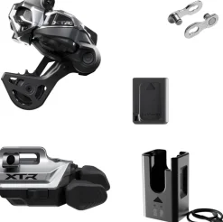 Shimano XTR M9250 Di2 Wireless Upgrade Kit - Includes M9250-GS Rear Derailleur M9250-IR I-Spec EV Shifter Battery Charger Quick Link