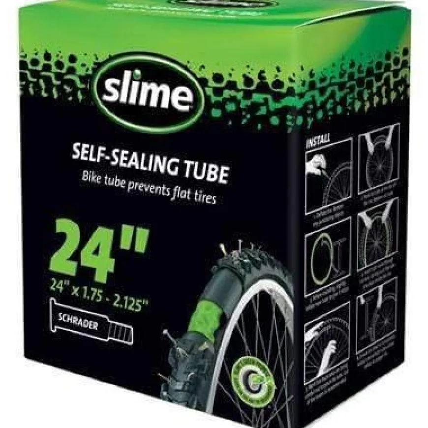 Slime 24" Schrader Valve Bike Tube 33mm - 24" x 1.5 - 2.125"