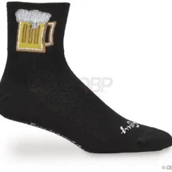 SockGuy Classic Beverage Bike Socks - Black