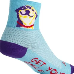 SockGuy Classic Grin Cycling Socks - 3 inch