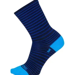SockGuy Navy Stripes SGX Bike Socks - Blue