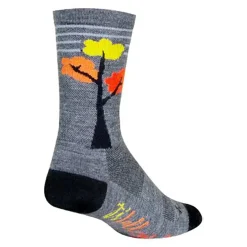 SockGuy Sockguy Fall Yall Wool Socks 5-9 Gray