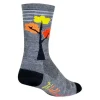 SockGuy Sockguy Fall Yall Wool Socks 9-13 Gray