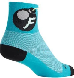 SockGuy Sockguy FBomb Socks 9-13 Blue/Black