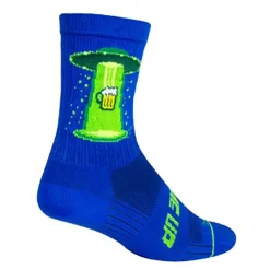 SockGuy Sockguy SGX Beer Me Up Socks 9-13 Blue