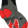 SockGuy Sockguy Shark Socks 5-9 Gray