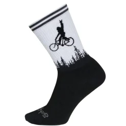SockGuy Sockguy Squatchit Socks 9-13 Black/White