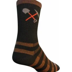 SockGuy Trail Maintenance Wool Cycling Socks - 6 inch
