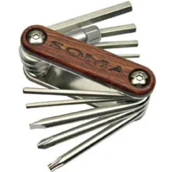 Soma Soma Woodie 10-Function Multi-Tool Wood/Chrome
