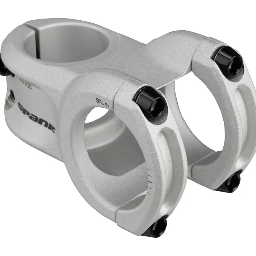 Spank Spoon 350 45mm Mountain Bike Stem, Silver