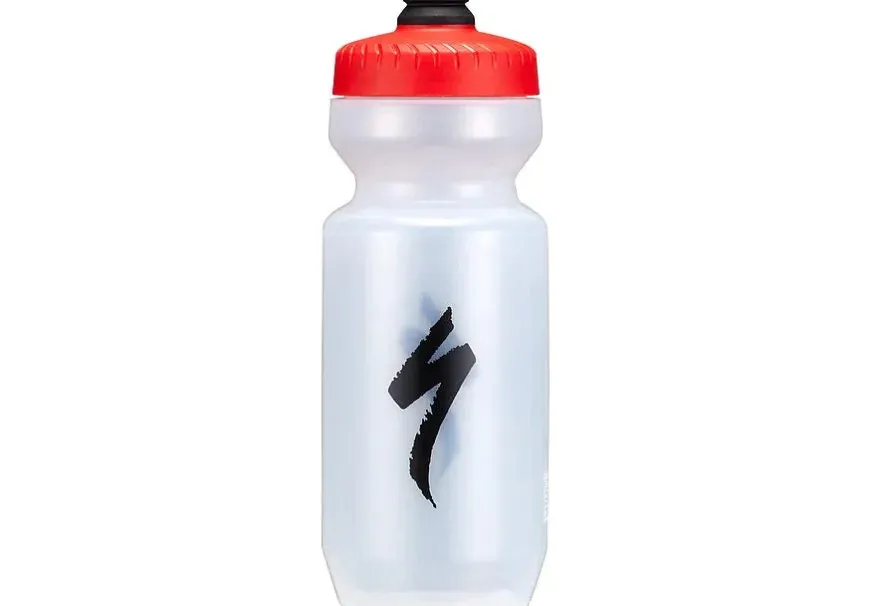 Specialized 22 oz purist mflo 2.0 bottle s-logo trans/red 22 oz