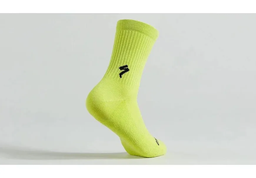 Specialized Cotton Tall Sock - Hyper Green