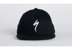 Specialized flat brim hat black/white osfa