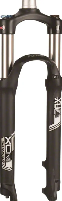 SR Suntour XCR Air LO-R Suspension Fork - 27.5" 1-1/8" Threadless Steerer 100mm 100x9mm Disc BLK