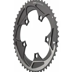 SRAM 50 Teeth 110mm BCD 11-Speed Yaw Chainring Black with Silver Trim, Use with 34T