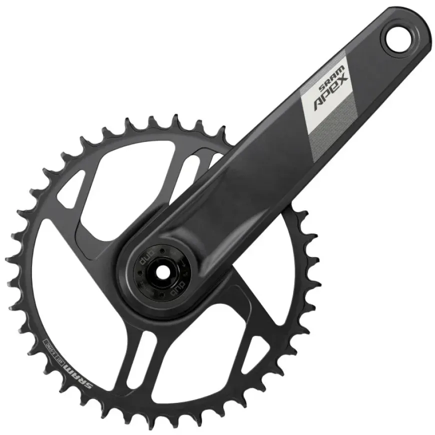 SRAM Apex 1 Wide Crankset - 172.5mm 12-Speed 40t Direct Mount DUB Spindle Interface BLK D1