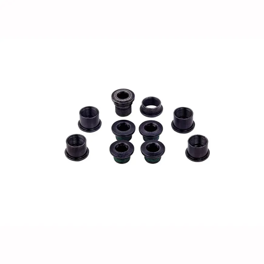 SRAM 5-Arm Hidden Bolt Road Crank Chain Ring Bolt Kit 1x Crankset Steel BLK