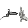 SRAM Code Ultimate Stealth Disc Brake Lever - Front Post Mount 4-Piston Carbon Lever Titanium Hardware BLK/Silver C1