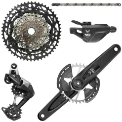 SRAM Eagle 90 T-Type Groupset - 165mm Wide Crank 32t Chainring Trigger Shifter 10-52t 12-Speed Cassette Rear Derailleur Chain