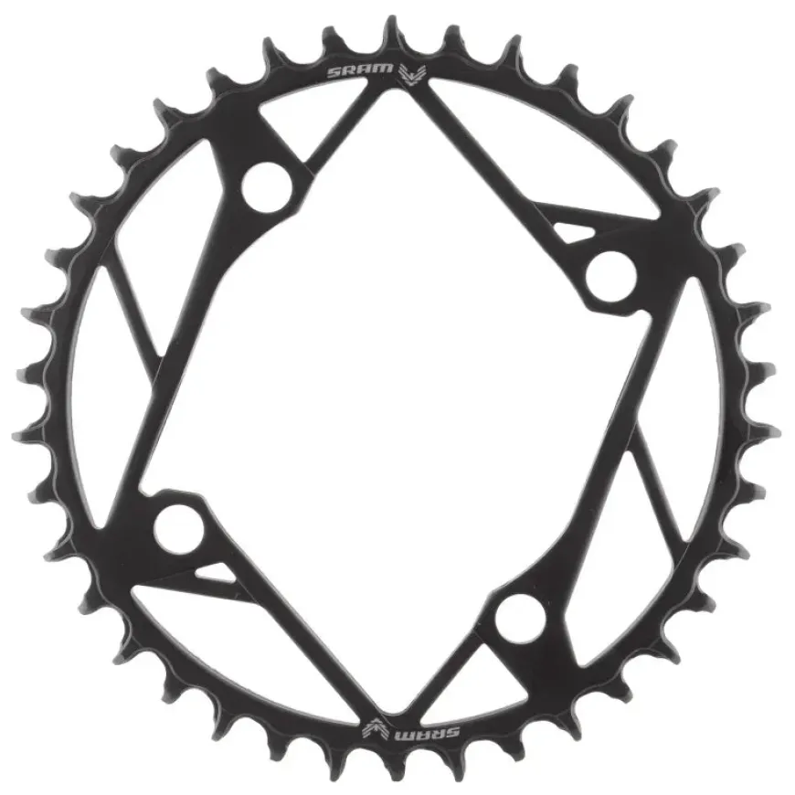 SRAM Eagle T-Type Chainring - 38t 12-Speed 104 BCD Steel Black