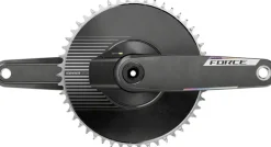 SRAM Force 1 AXS Power Meter Crankset - 165mm 12-Speed 50t Aero PM Chainring 8-Bolt Direct Mount DUB Spindle Carbon E1