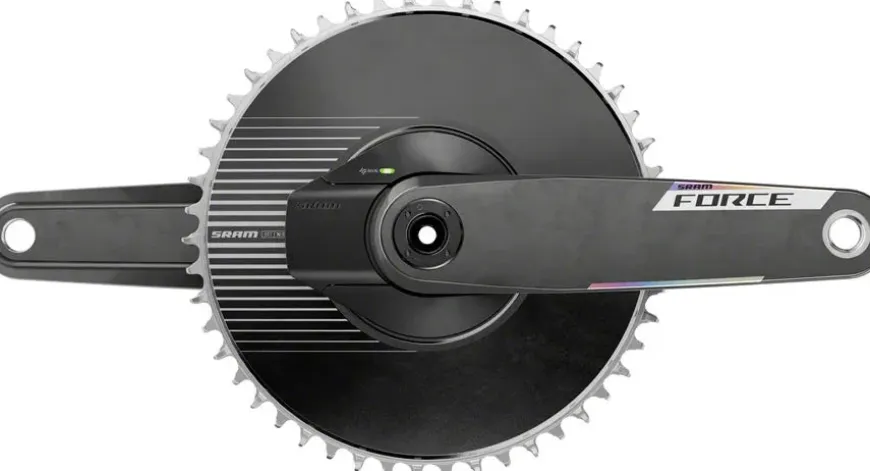 SRAM Force 1 AXS Power Meter Crankset - 170mm 12-Speed 50t Aero PM Chainring 8-Bolt Direct Mount DUB Spindle Carbon E1