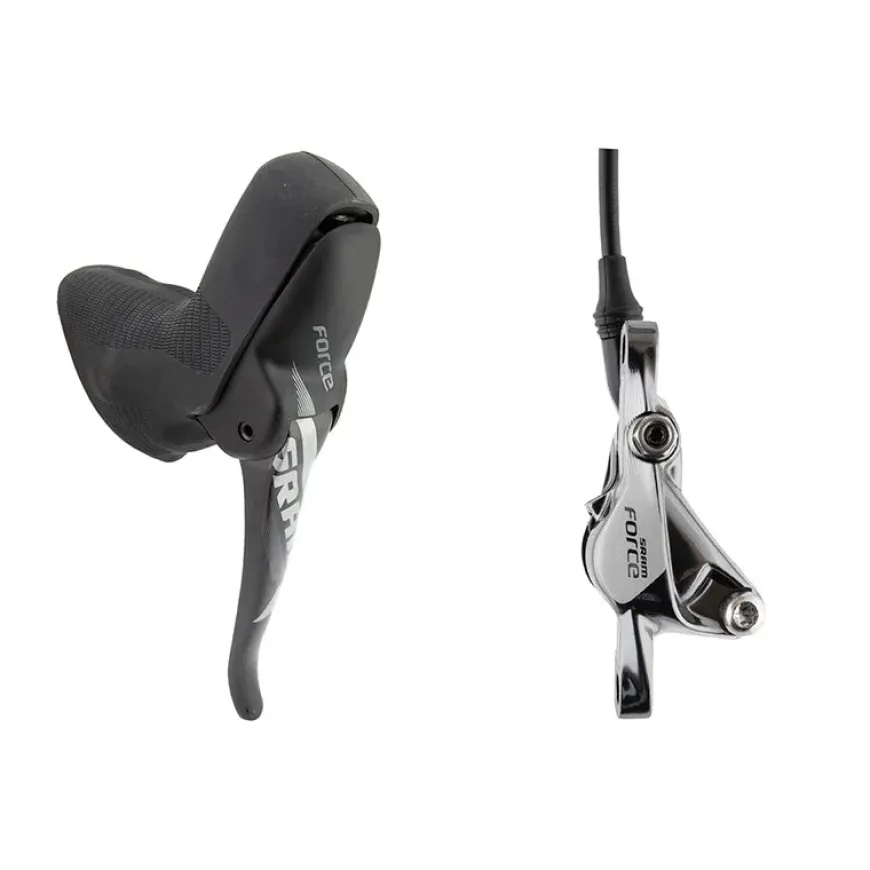 SRAM Force 1 Disc Brake and Lever - Front Hydraulic Post Mount Black A1
