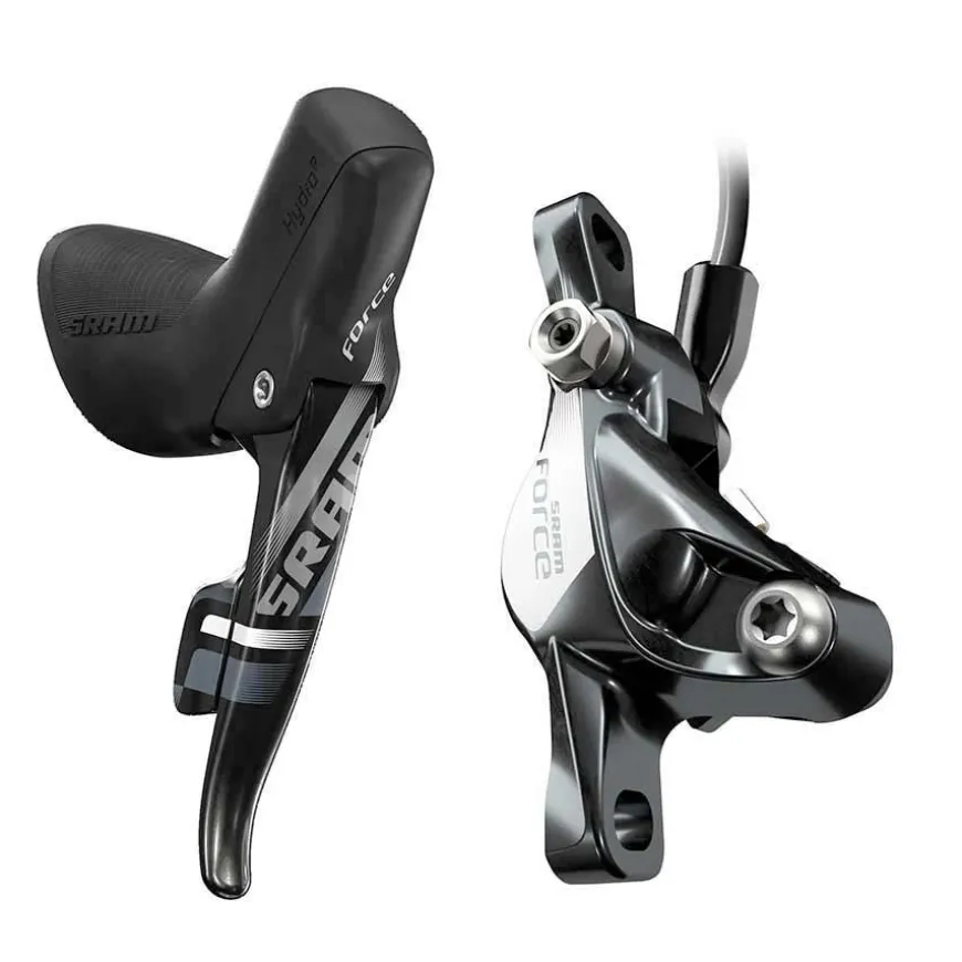 SRAM Force 22/ Force 1 Right Rear Road Hydraulic Disc Brake DoubleTap Lever 1800mm Hose Rotor Sold Separately