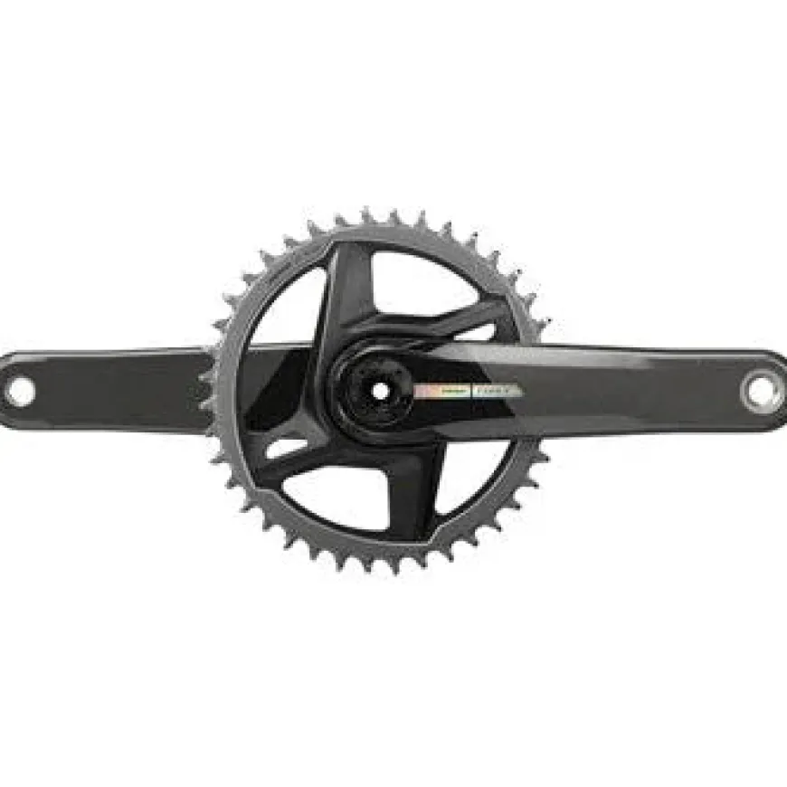 SRAM Force 1 Wide Bicycle Crankset - 170mm, 12-Speed, 40t, Direct Mount, DUB Spindle Interface, Iridescent Gray, D2