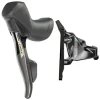 SRAM Force AXS HRD eTap Shift/Brake Lever Hydraulic Disc Brake Caliper - Left/Front Flat Mount 20mm Offset Iridescent Gray/Blk D2