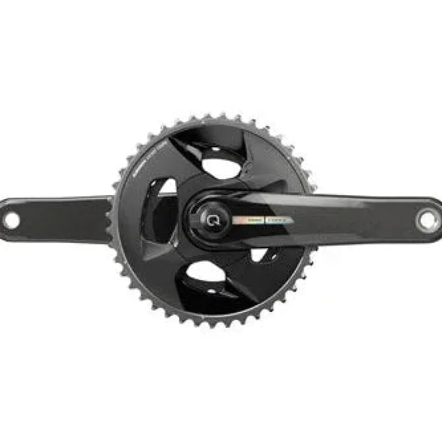SRAM Force AXS Wide Power Meter Bicycle Crankset - 172.5mm, 2x 12-Speed, 43/30t, 94 BCD, DUB Spindle Interface, Iridescent Gray, D2