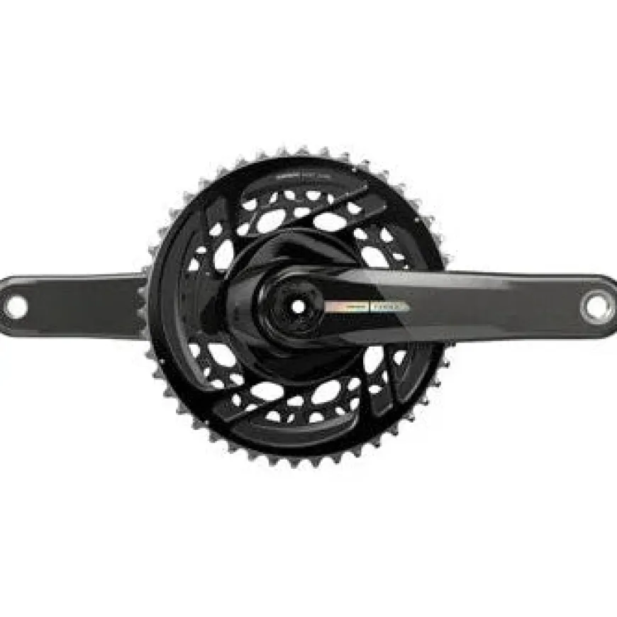 SRAM Force Bicycle Crankset - 170mm, 2x 12-Speed, 46/33t, Direct Mount, DUB Spindle Interface, Iridescent Gray, D2