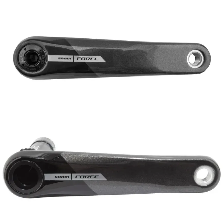 SRAM Force Crank Arm Assembly - 172.5mm 12-Speed 8-Bolt Direct Mount DUB Spindle Interface Iridescent Gray D2