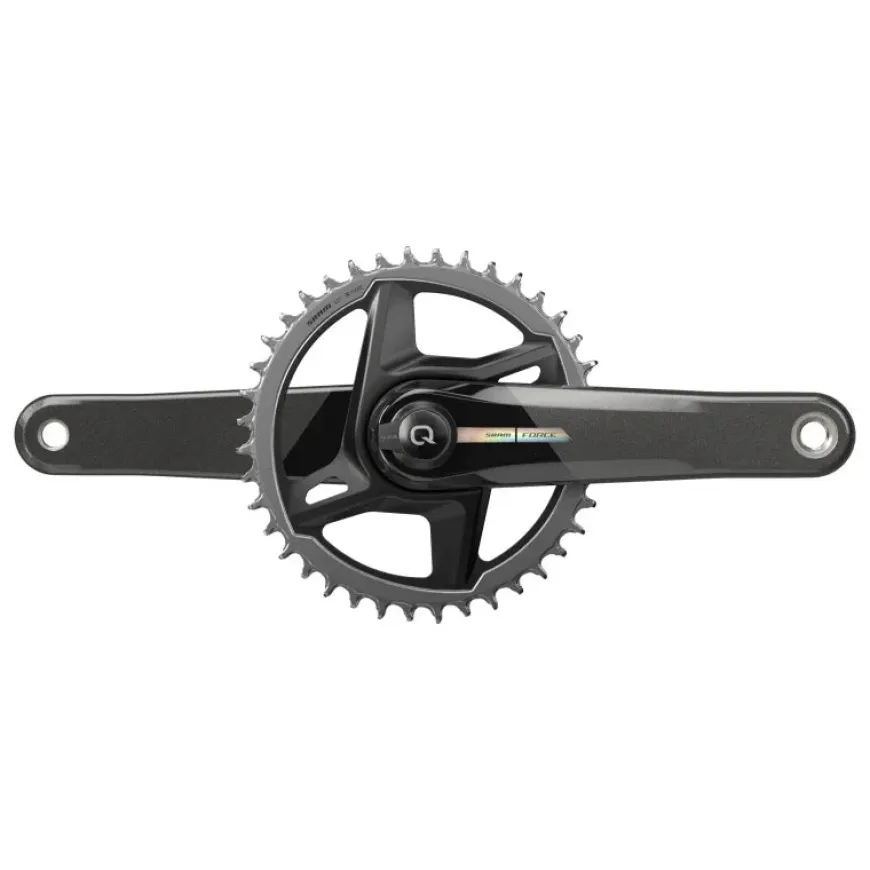 SRAM Force D2 1x Power Meter Crankset Speed: 12 Spindle: 28.99mm BCD: Direct Mount 40 DUB 172.5mm Black Road Disc