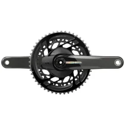 SRAM Force D2 2x Power Meter Crankset Speed: 12 Spindle: 28.99mm BCD: Direct Mount 50/37 DUB 172.5mm Black Road Disc