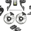 SRAM Force eTap AXS Road Groupset - 2x12-Speed HRD Shift/Brake Levers FM Calipers Rotors Chain F/R Derailleurs Hammerhead Karoo E1