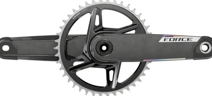 SRAM Force 1x XPLR Wide Crankset - 160mm 12/13-Speed 42t 8-Bolt Direct Mount DUB Spindle Carbon E1