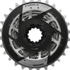 SRAM Force XG-1270 Cassette - 12-Speed 10-28t Silver For XDR Driver Body E1